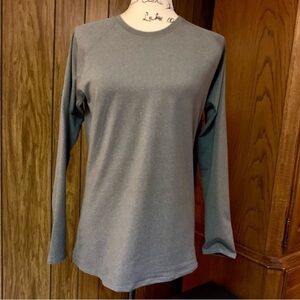 Gray Long Sleeve Compression Top